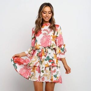 Petal and Pup Floral Dress